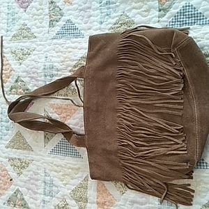 The Limited Leather Fringe Purse
